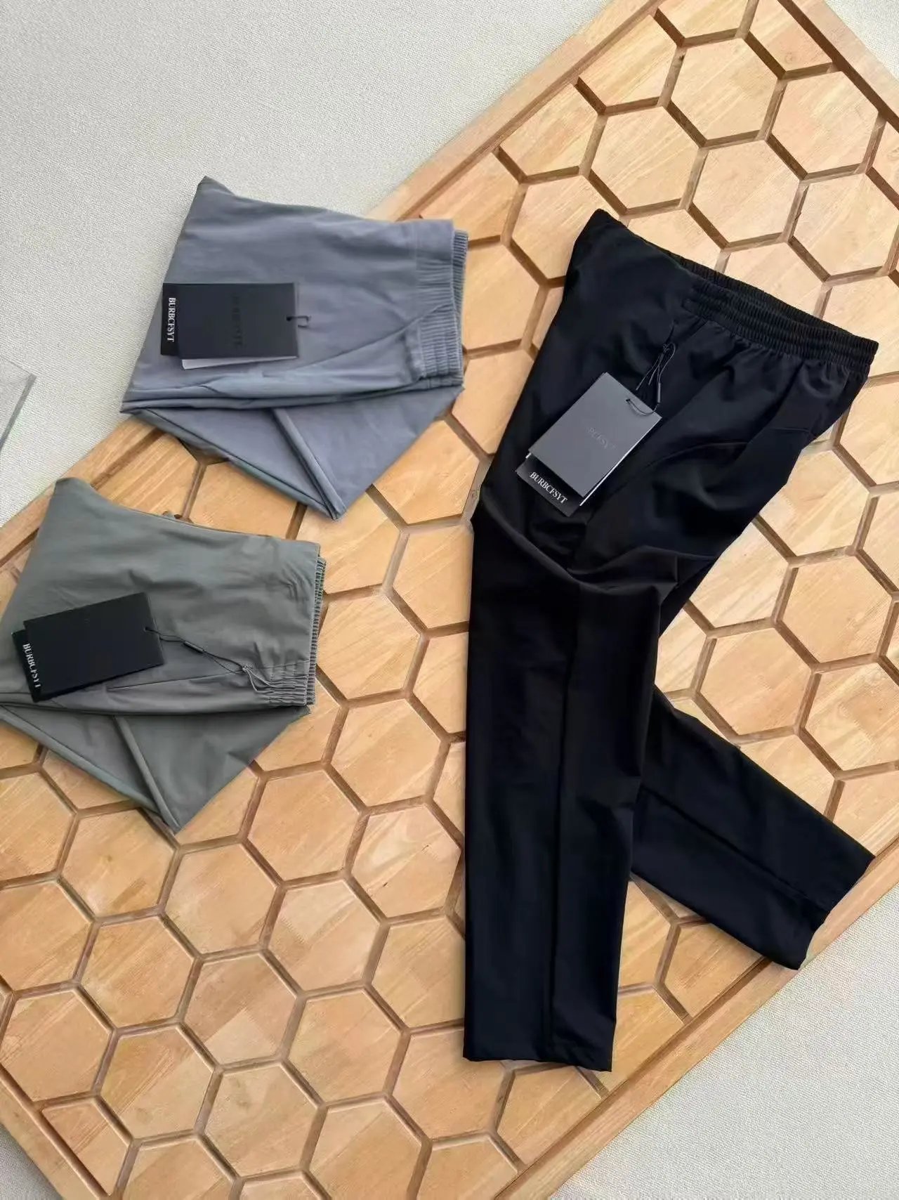 Autumn Straight Pants Relaxed Solid Color High Quality photo 7