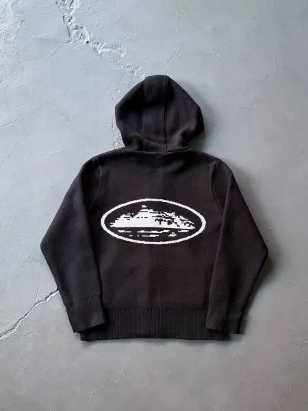 Off-White Pixelated Yacht Hoodie Black - 1