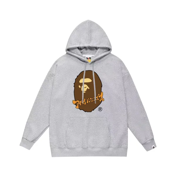 A Bathing Ape Classic Ape Head Graphic Hoodie Black - 39