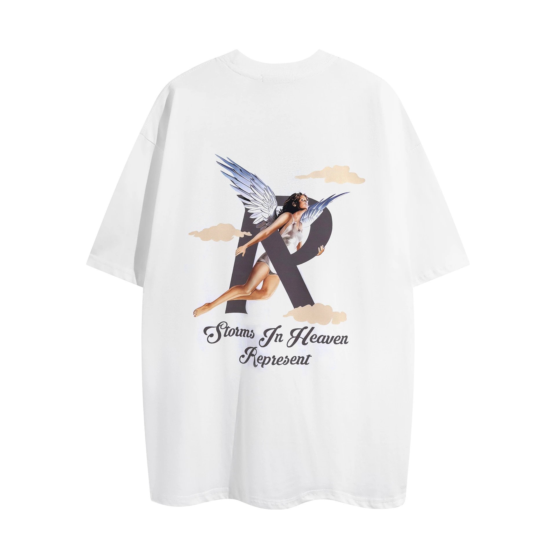 Angel Print Loose T-Shirt photo 2