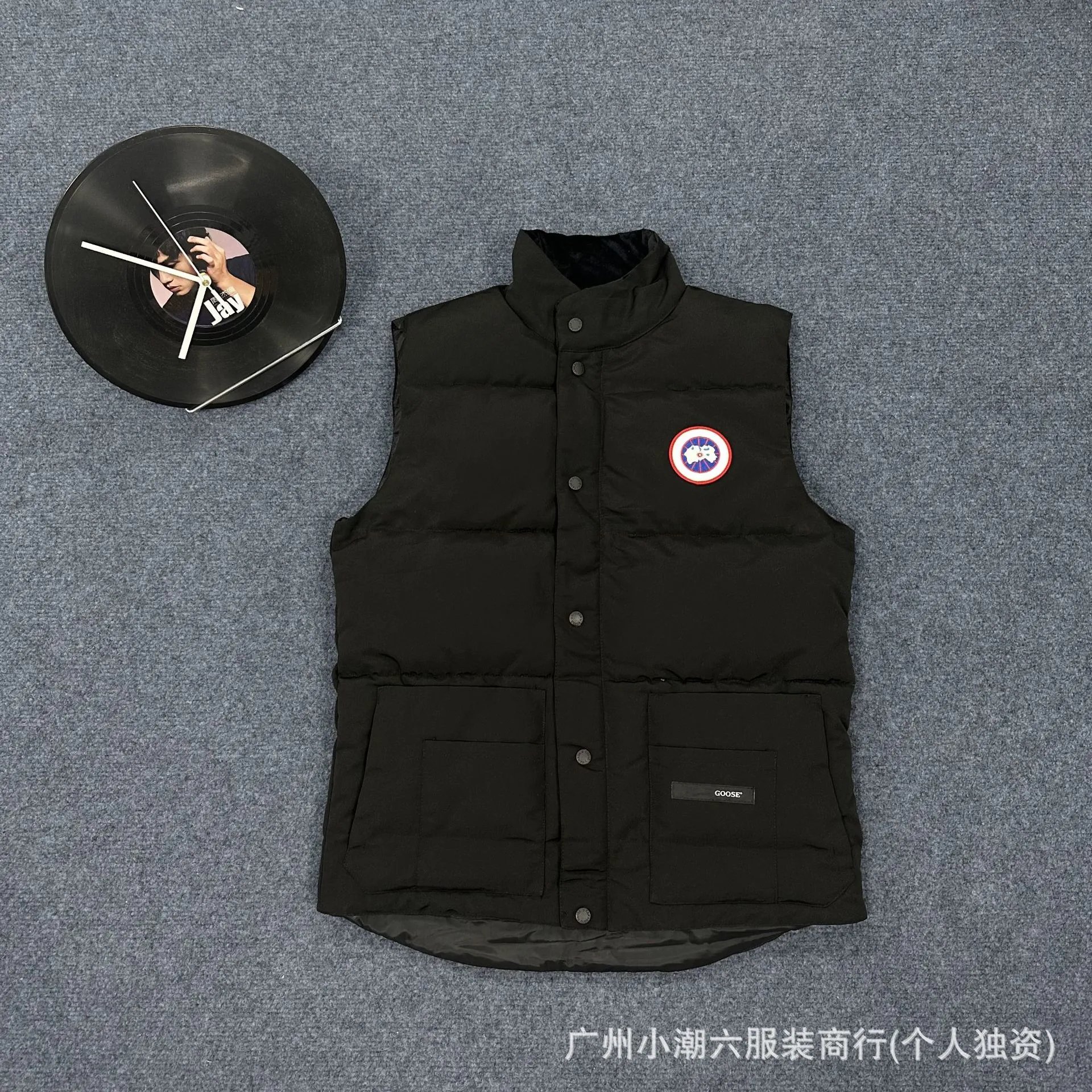 Cold Shoulder Puffer Vest photo 3