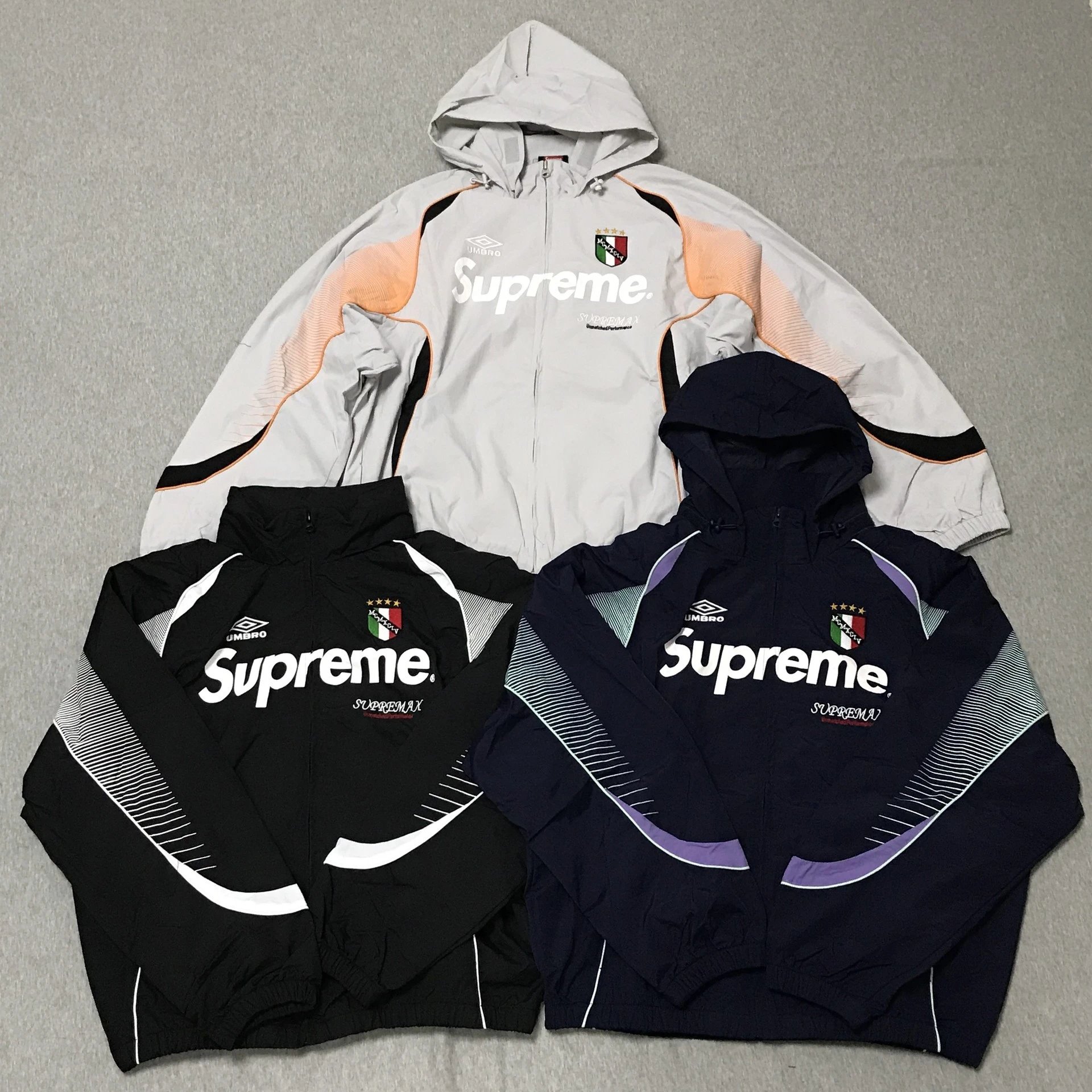 Functional Windbreaker Hooded Jacket Drawstring Sports Coat Soccer Rain Jacket