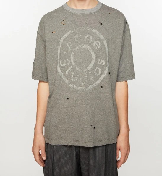 Distressed Logo Print T-Shirt photo 2