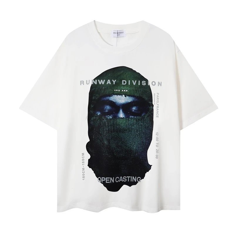 Pearl Masked Face Oversized T-Shirt photo 7