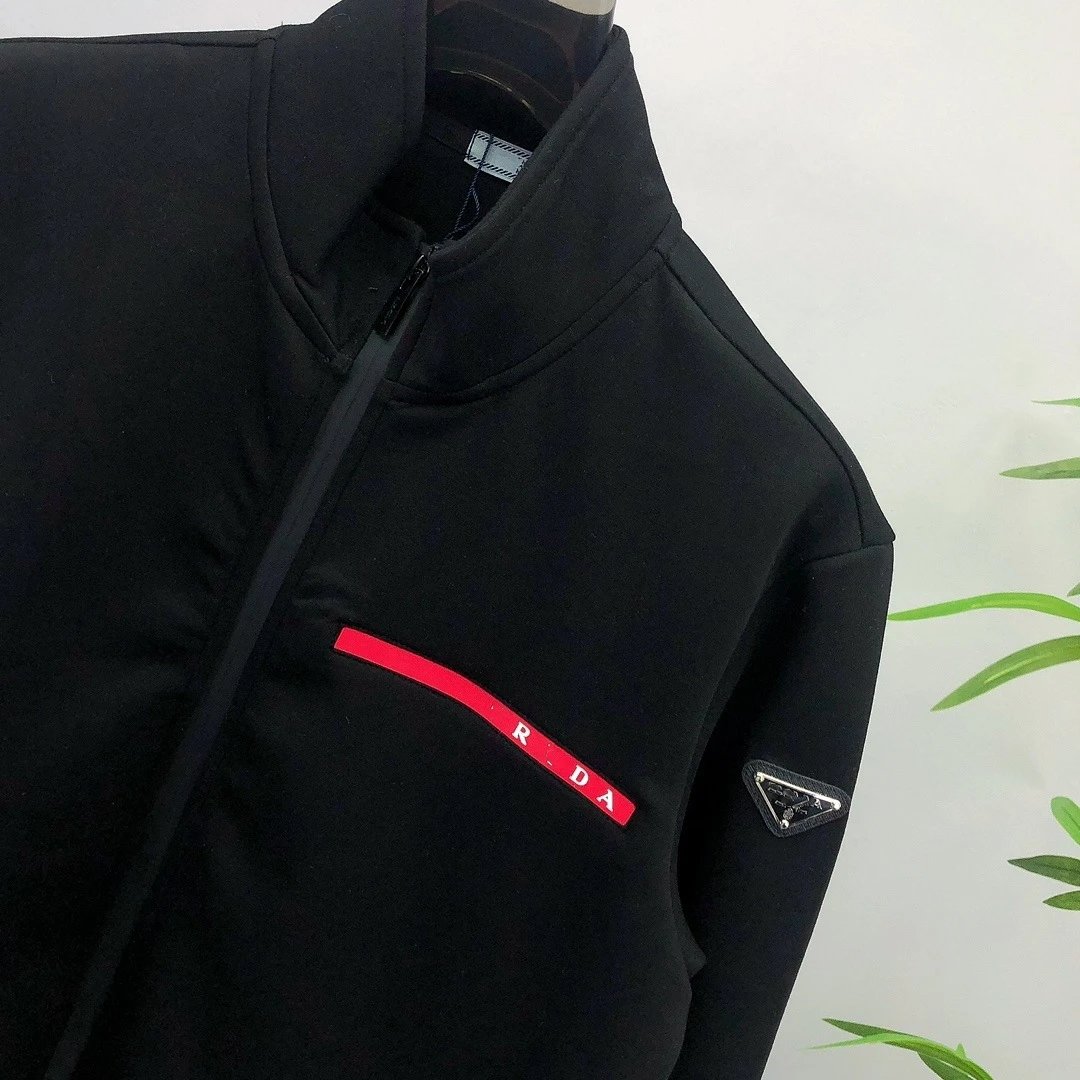 Red Stripe Tracksuit with Zip Pockets photo 6