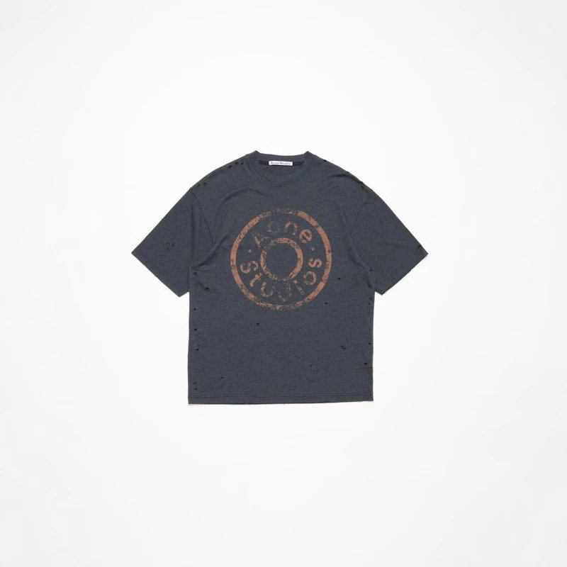 Distressed Logo Print T-Shirt photo 5
