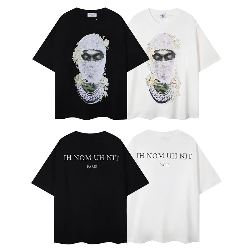 Pearl Masked Face Oversized T-Shirt