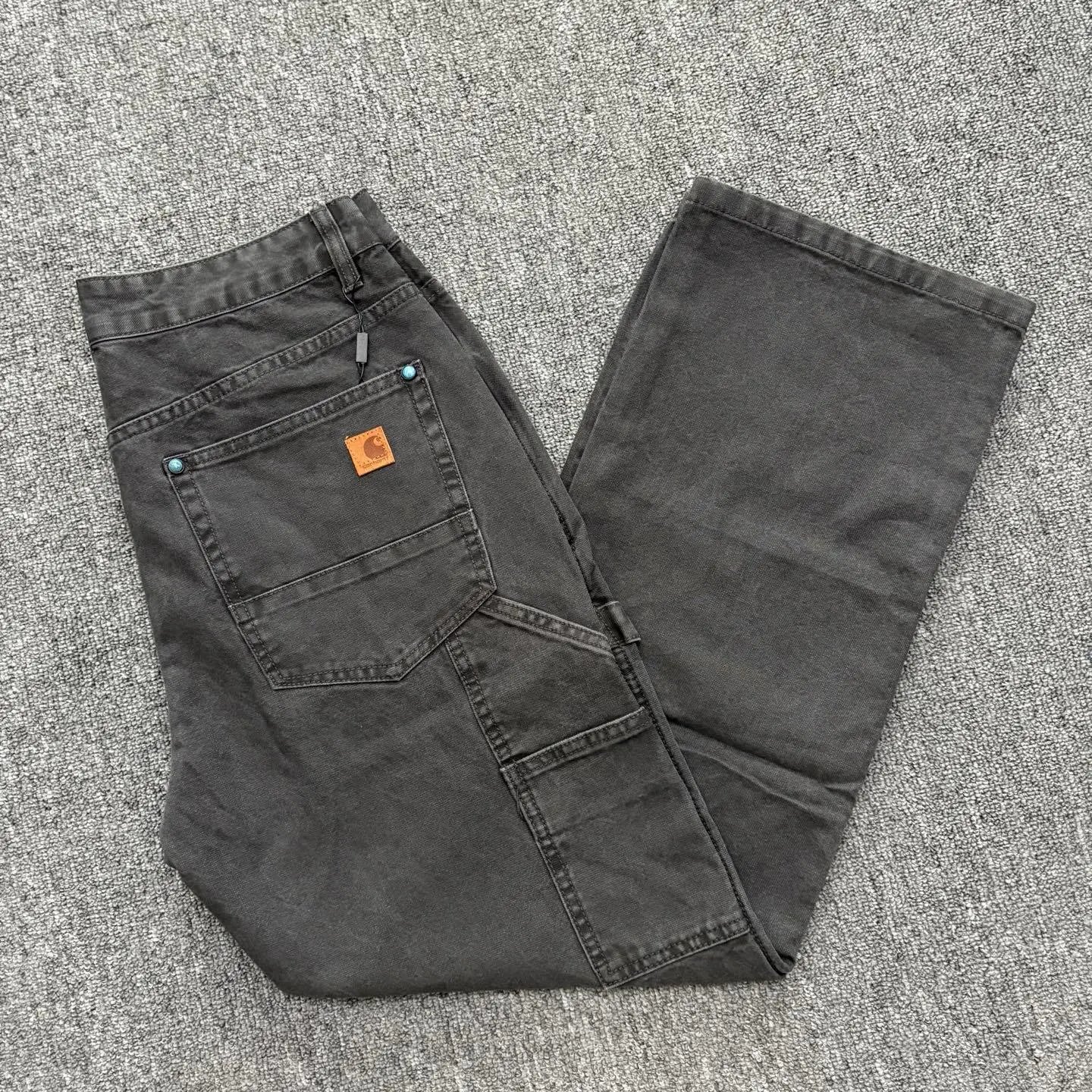 Distressed Work Jeans photo 5