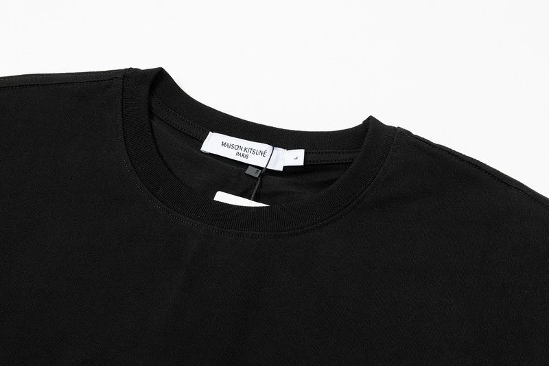 Maison Kitsuné Fox Embroidery T-Shirt Army Green - 27