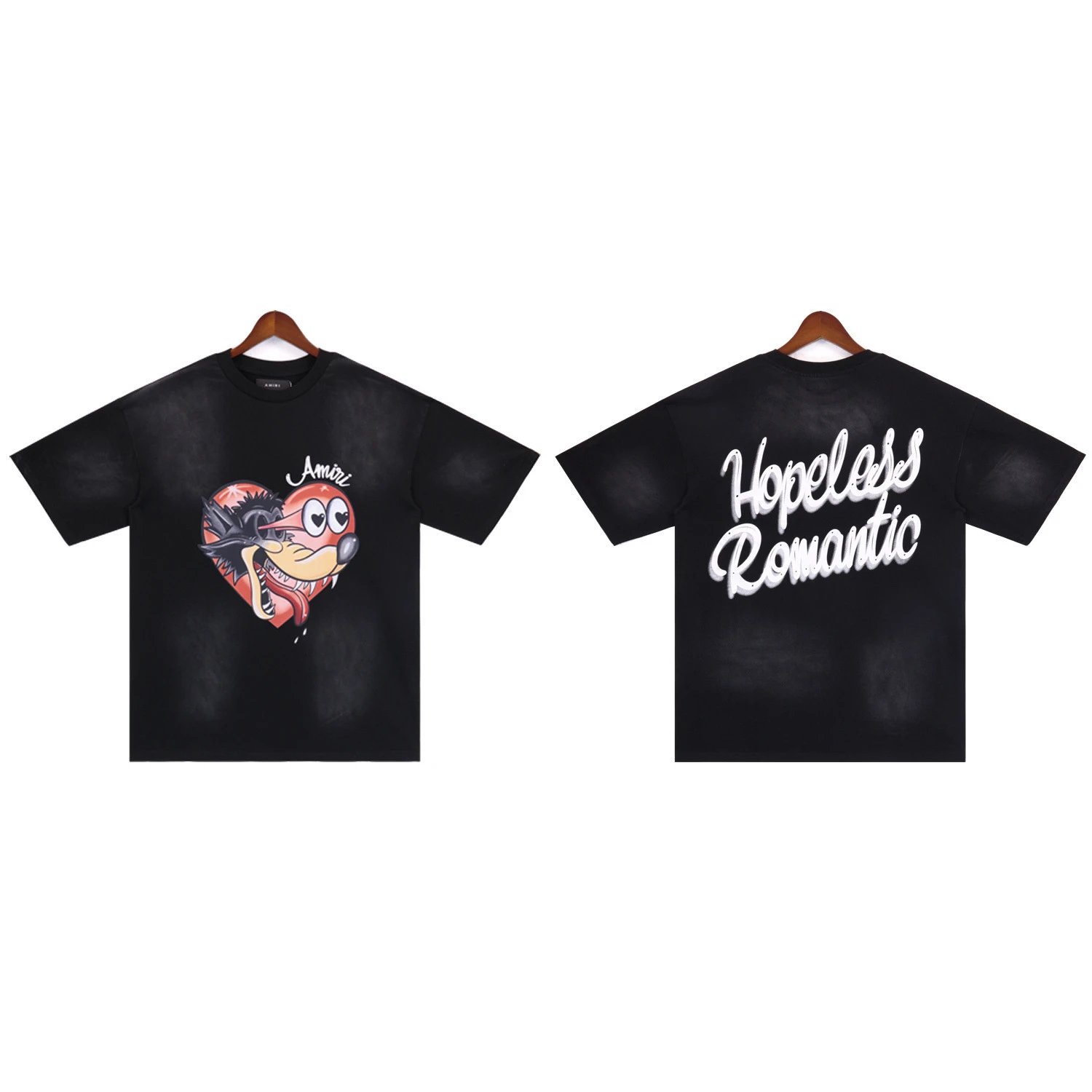Splatter Paint Camo Couple T-Shirt photo 4