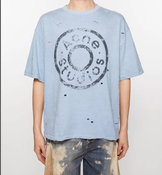 Distressed Logo Print T-Shirt photo 4