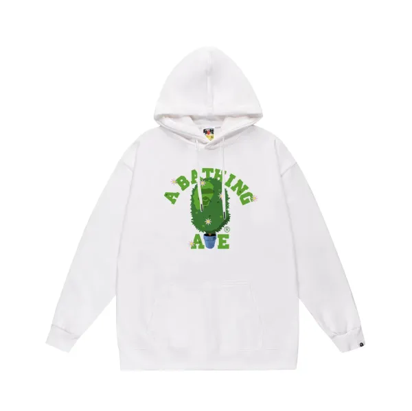 A Bathing Ape Classic Ape Head Graphic Hoodie Black - 7