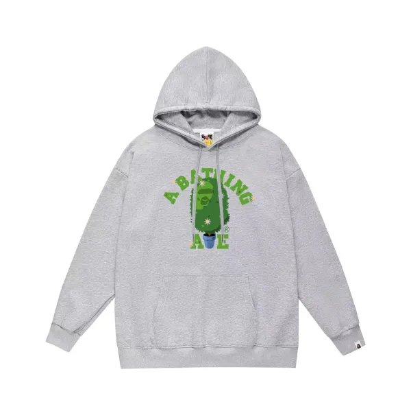 A Bathing Ape Classic Ape Head Graphic Hoodie Black - 11