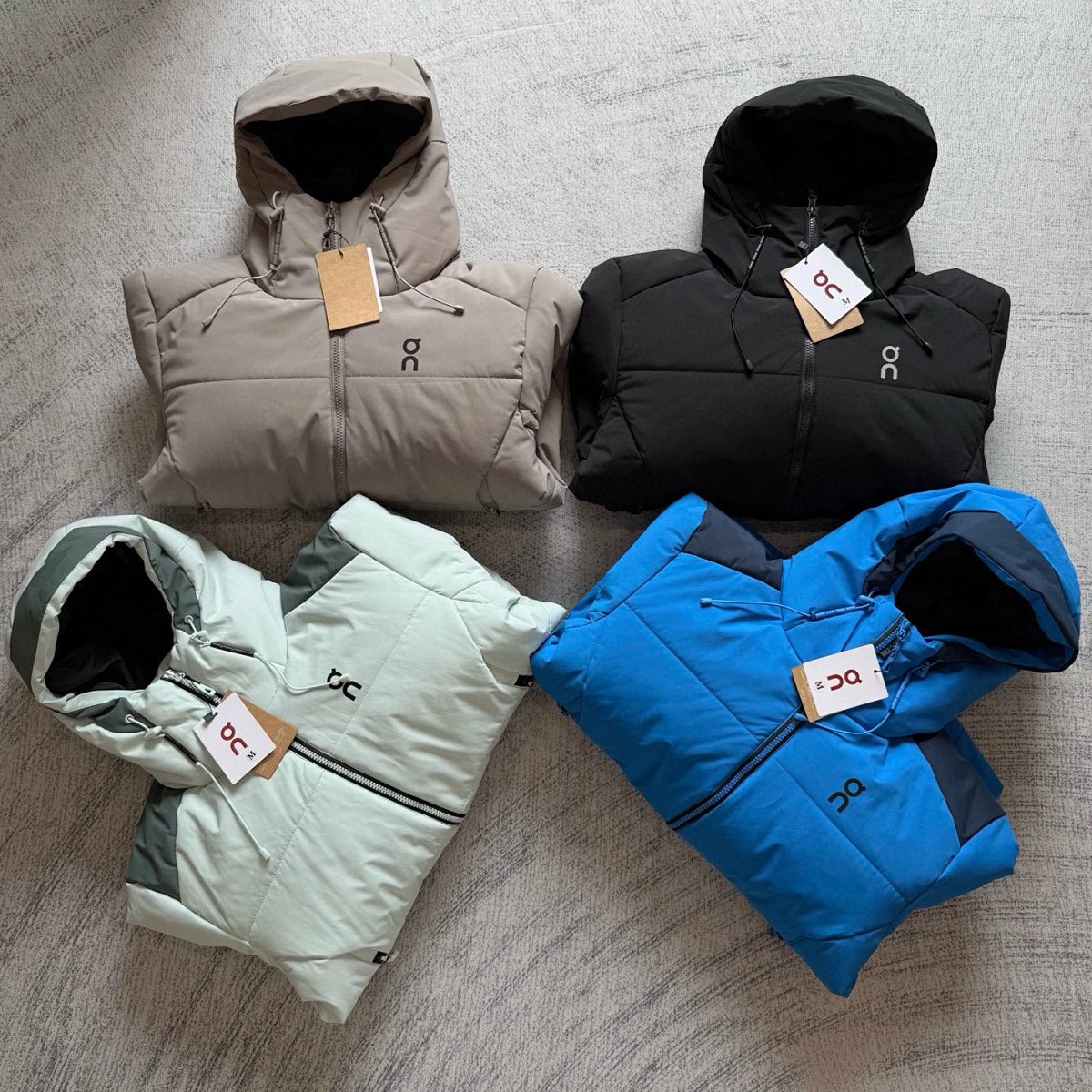 On Running Cloud jacket Blue / Black Down Jacket product detail 2 in Litbuy spreadsheet finds