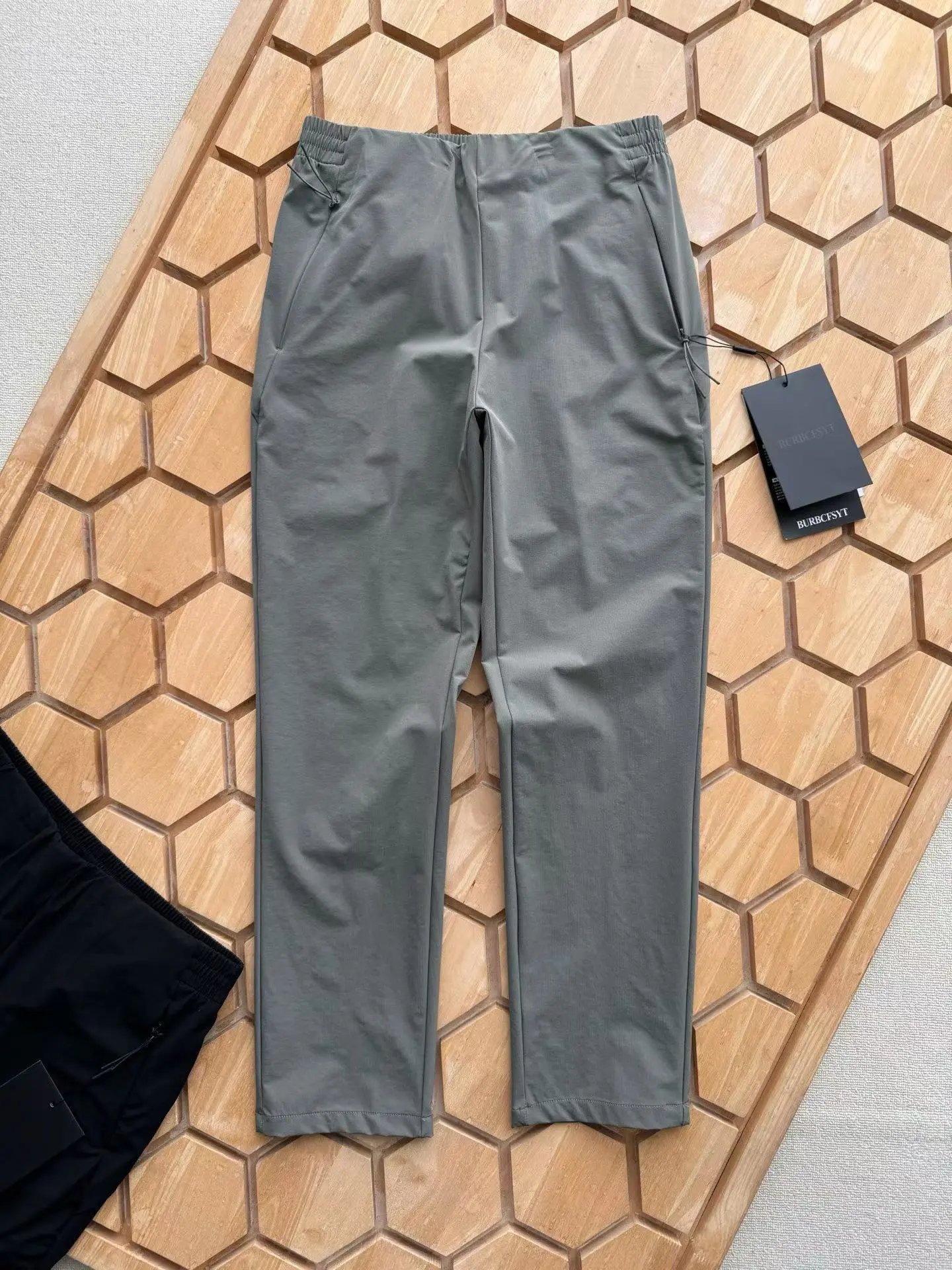 Autumn Straight Pants Relaxed Solid Color High Quality photo 3