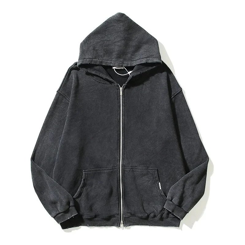 Vintage Washed Zip Hoodie photo 3