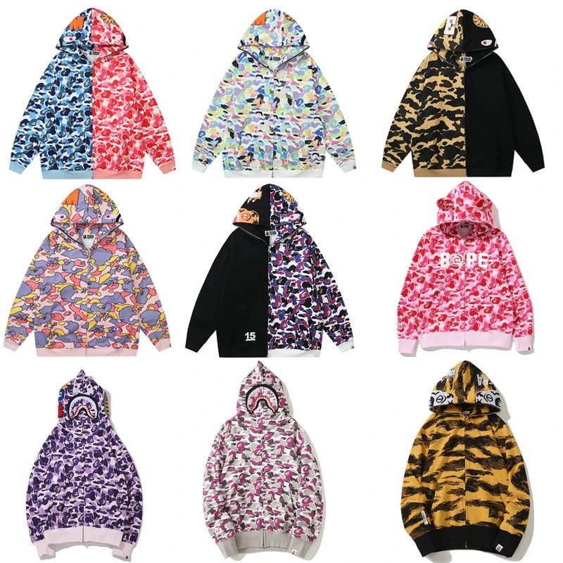 Bape zip-up hoodie