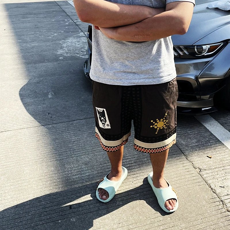 Wolf Patch Ethnic Shorts photo 8