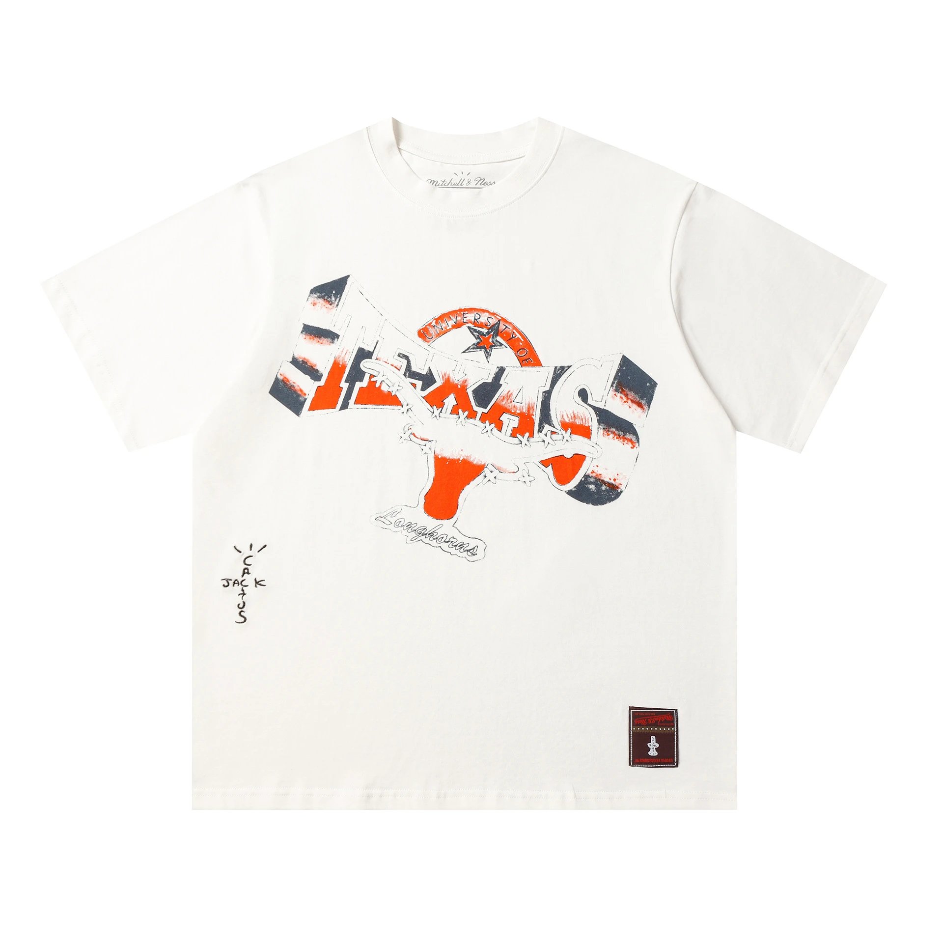 TS Collaboration Graffiti Print White T-Shirt photo 2