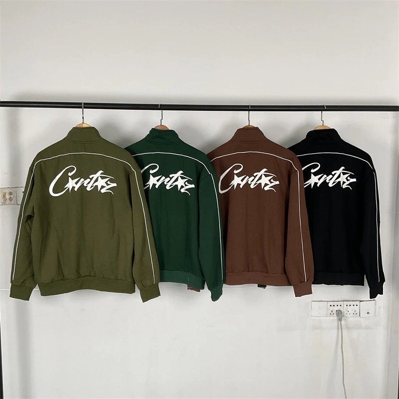 Embroidered Letter Jacket and Pants Set photo 2