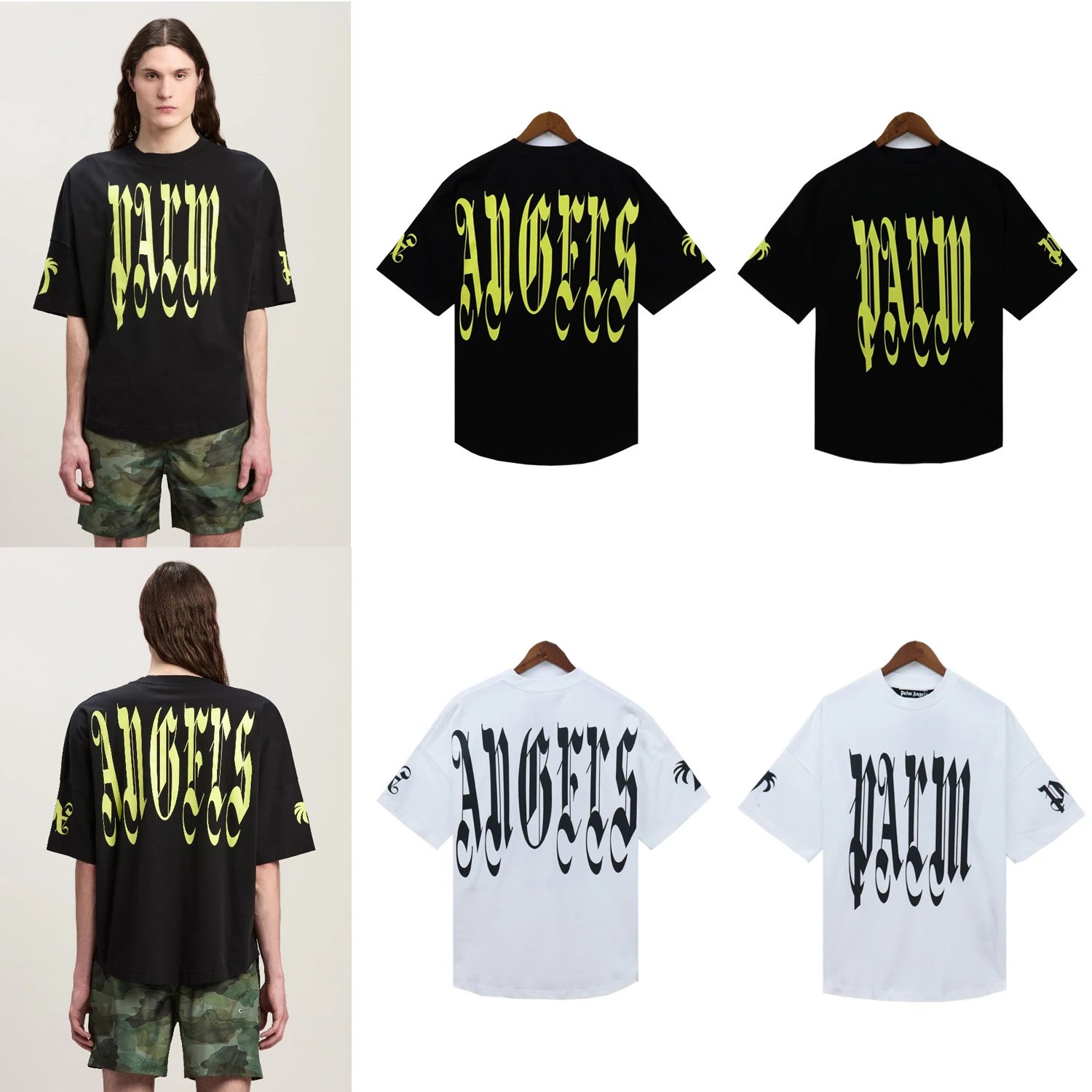 Letter Print Cotton T-Shirt photo 5