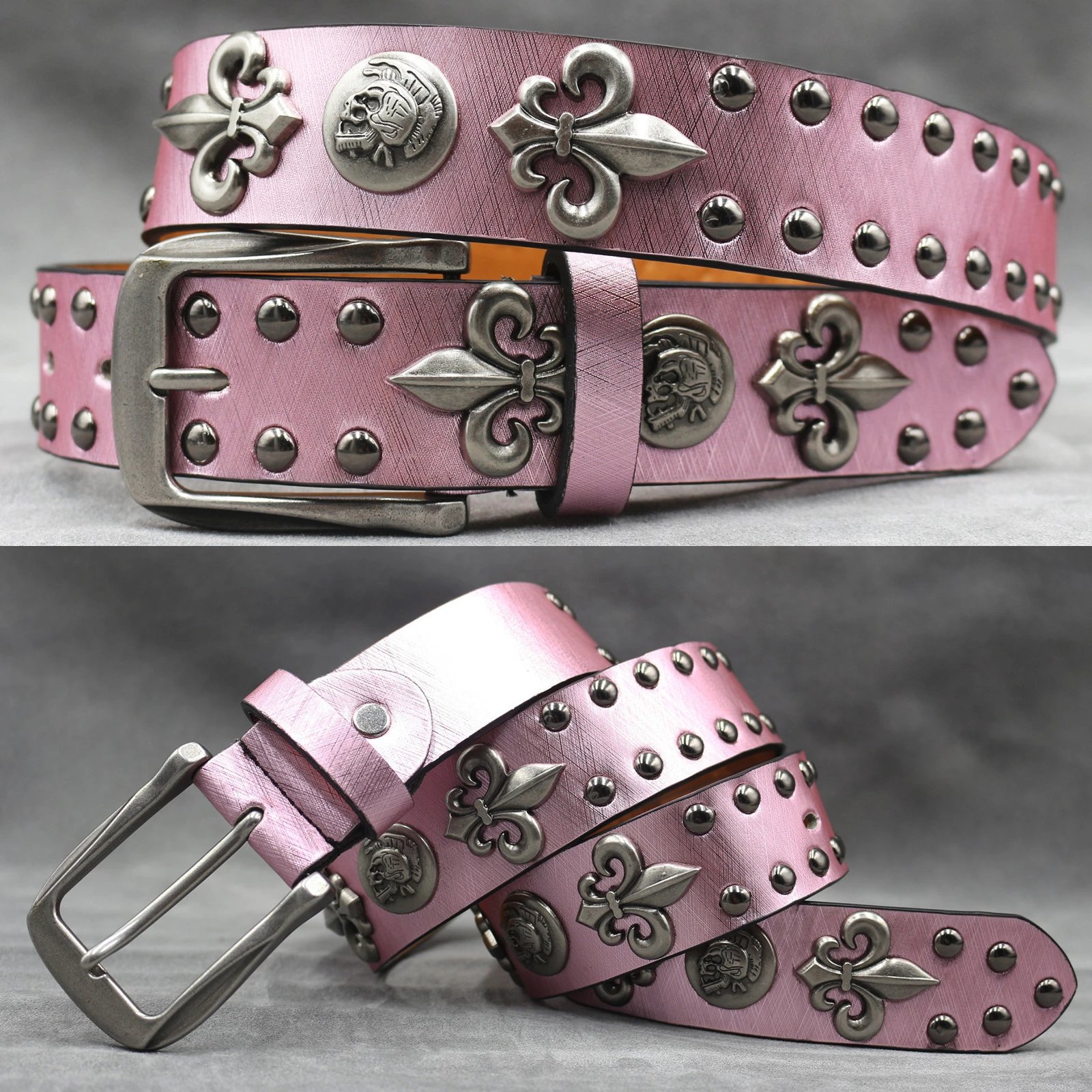Skull Rivet Punk Belt photo 8
