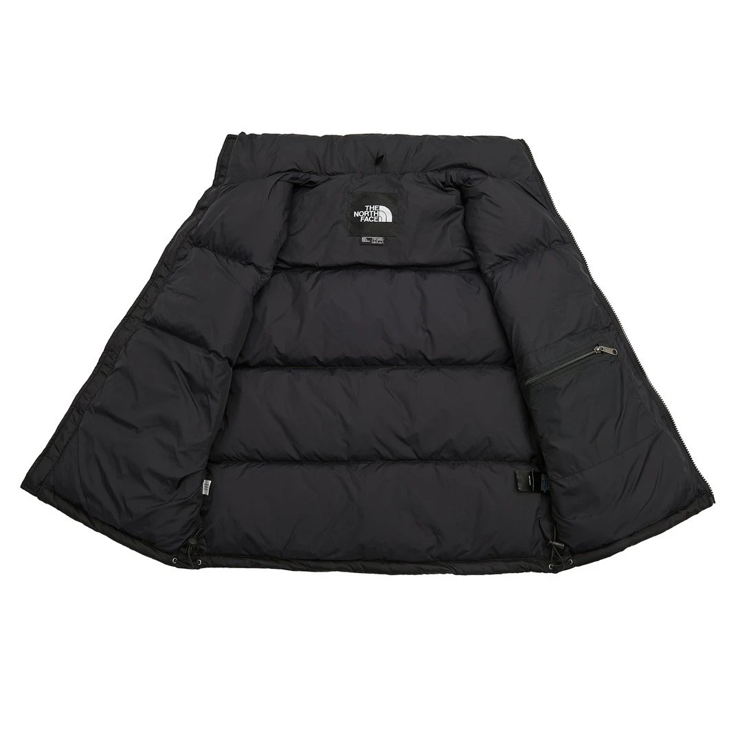 The North Face Nuptse Vest Gray/Black Down Vest - 5