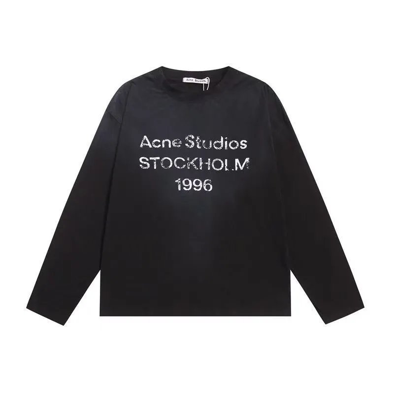 Distressed Print Long Sleeve T-Shirt photo 2
