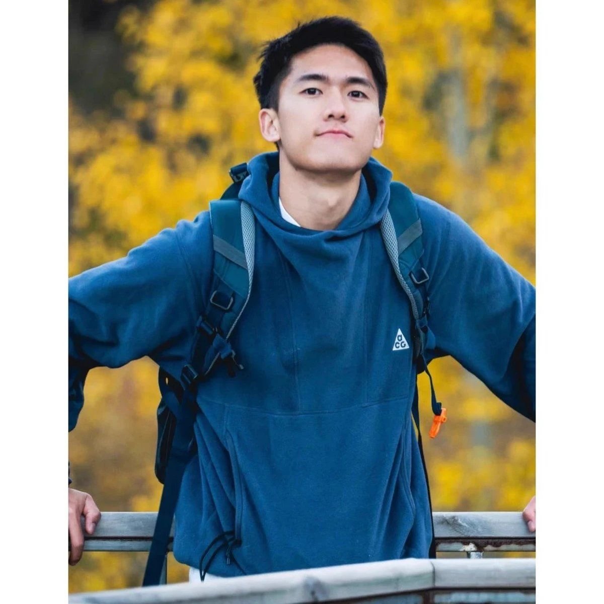 Classic Logo Embroidered Fleece Hoodie photo 4