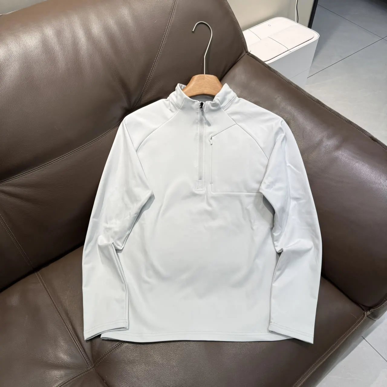 Half-Zip Patch Pocket Hoodie photo 2