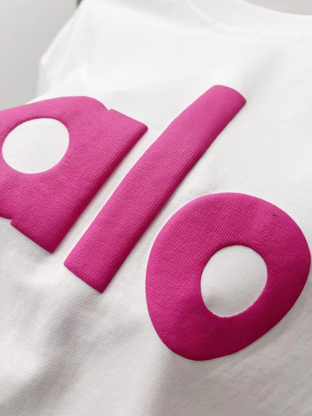 Letter 3D Puff Print T-Shirt photo 7