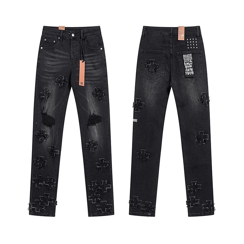 Ink Splash Distressed Jeans photo 5