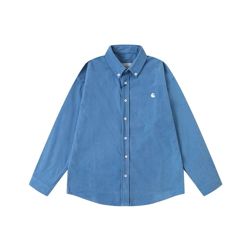 Logo Embroidered Corduroy Shirt photo 4