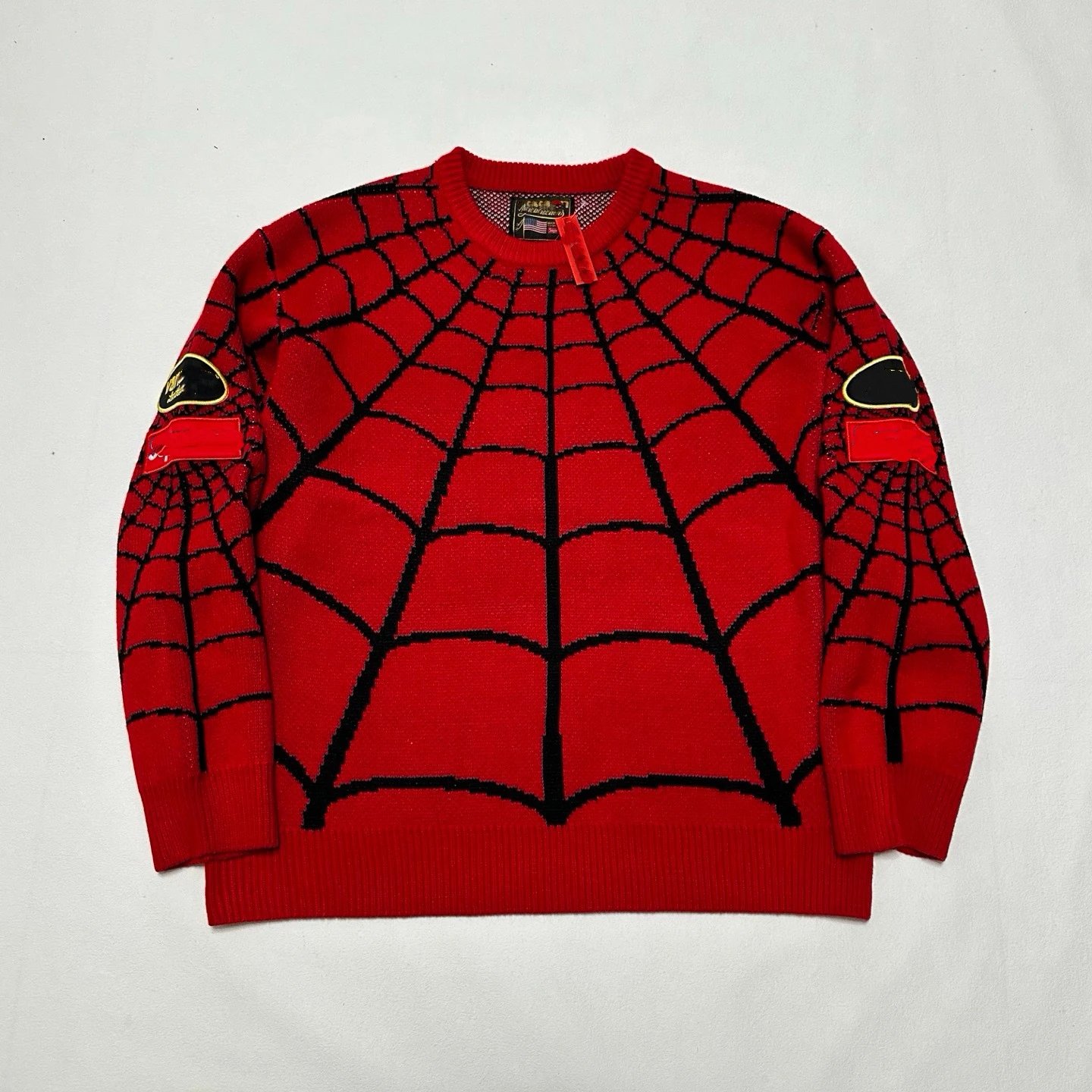 Spider Web Crew Neck Sweatshirt photo 2