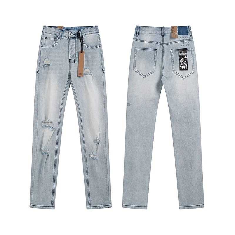 Ink Splash Distressed Jeans photo 7
