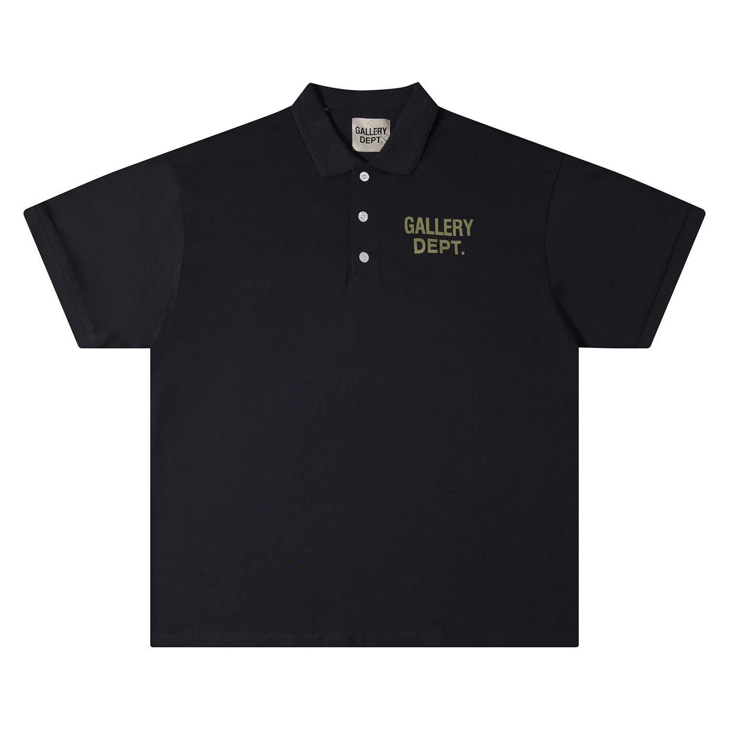 Letter Slogan Collar Short Sleeve Polo Shirt photo 7