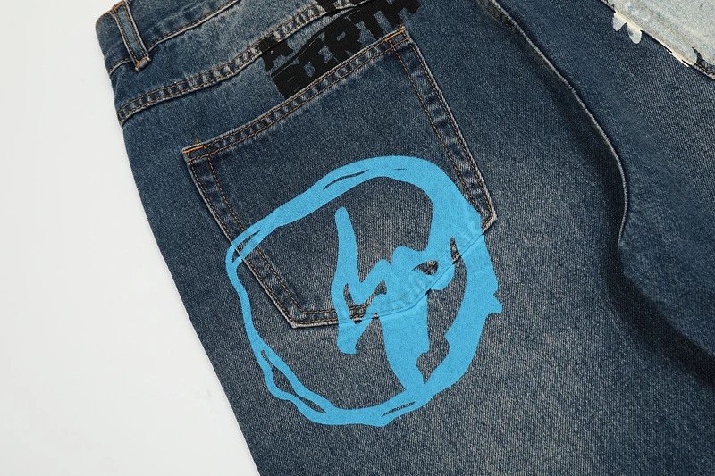 Collaborative Print Denim Jeans photo 7