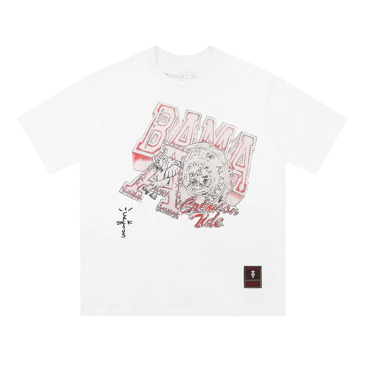 TS Collaboration Graffiti Print White T-Shirt photo 5
