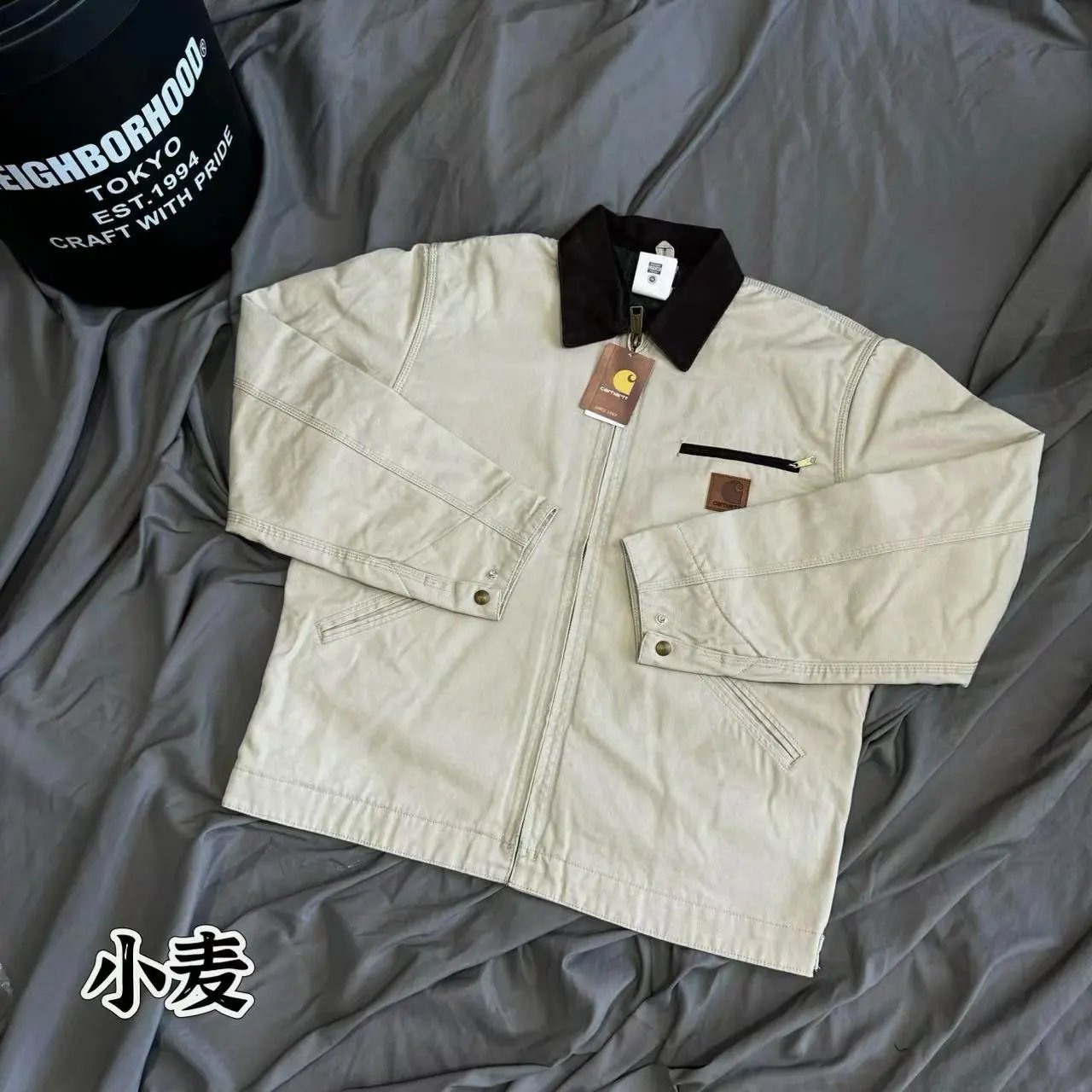 Heavy Cotton Vintage Detroit Canvas Jacket photo 8