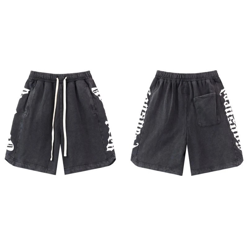 Vintage Skull Print Shorts photo 6