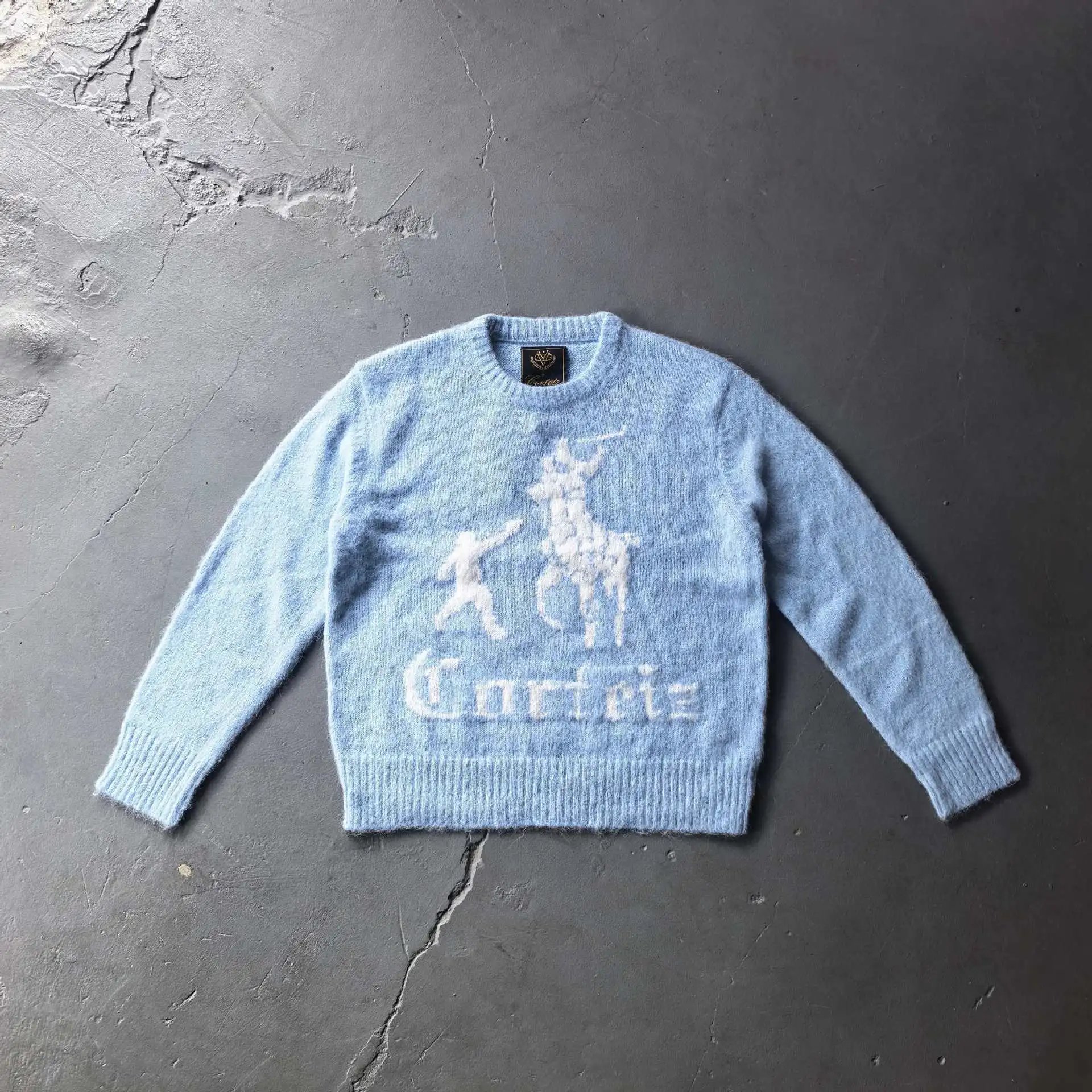 Corfeiz x Ralph Lauren Polo Rider Knit Sweater Black - 10