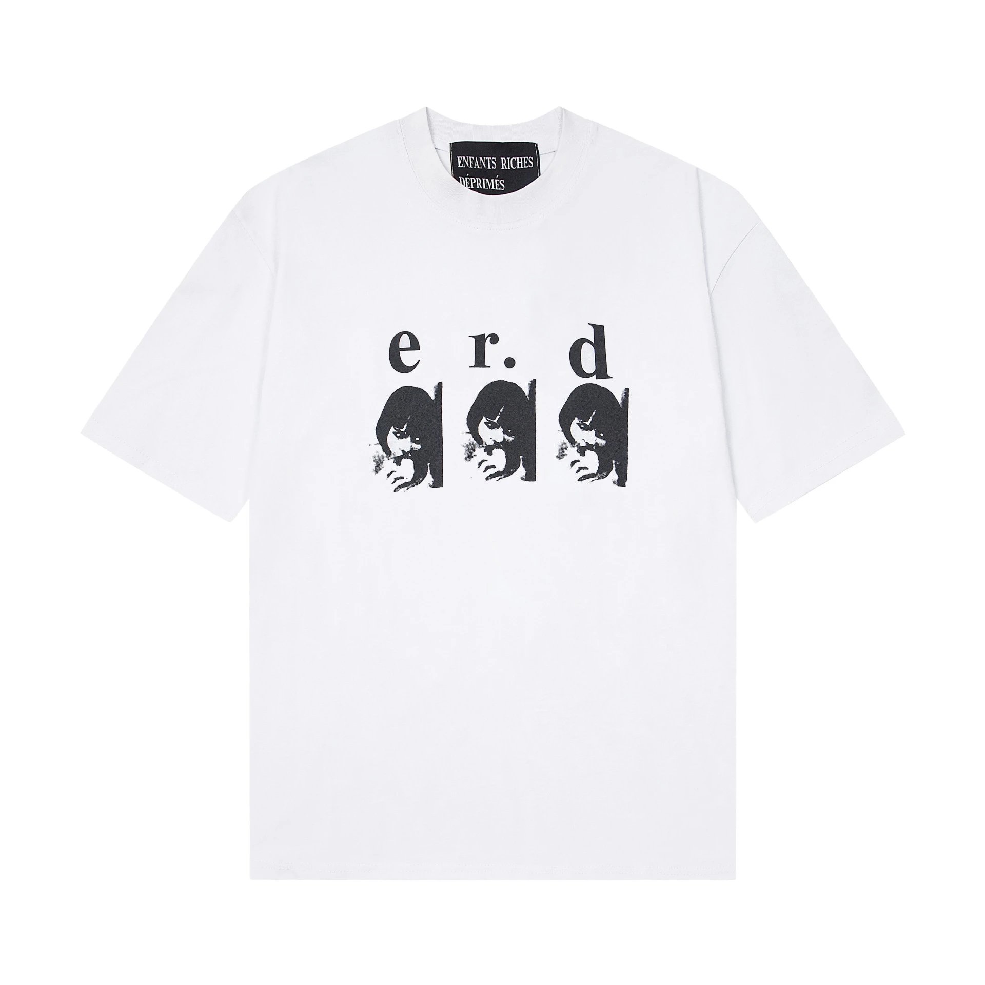 Print Crew Neck Short Sleeve T-Shirt Oversized photo 7