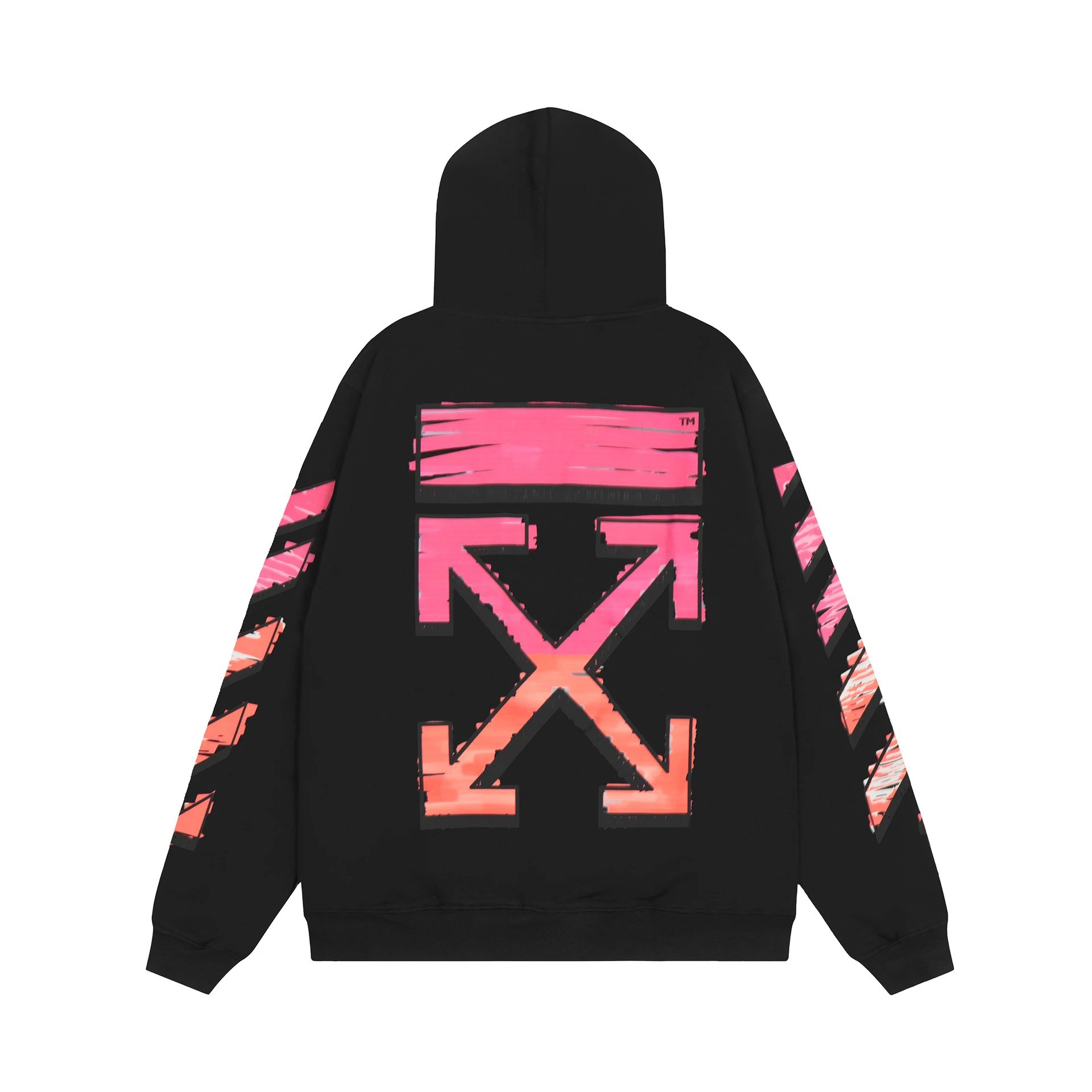 Sketch Line Arrow Hoodie photo 2
