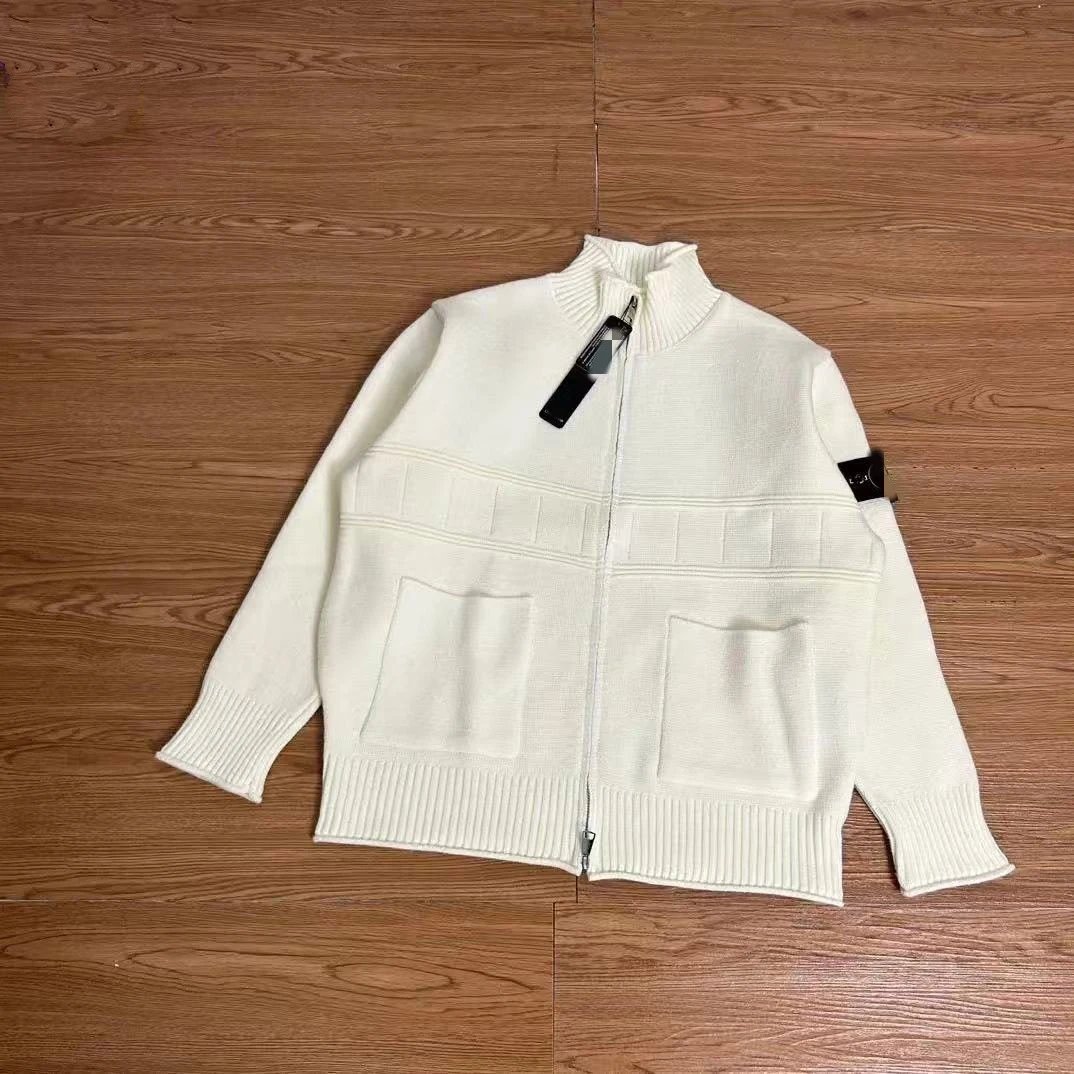 Stand Collar Multi-Pocket Cardigan photo 3