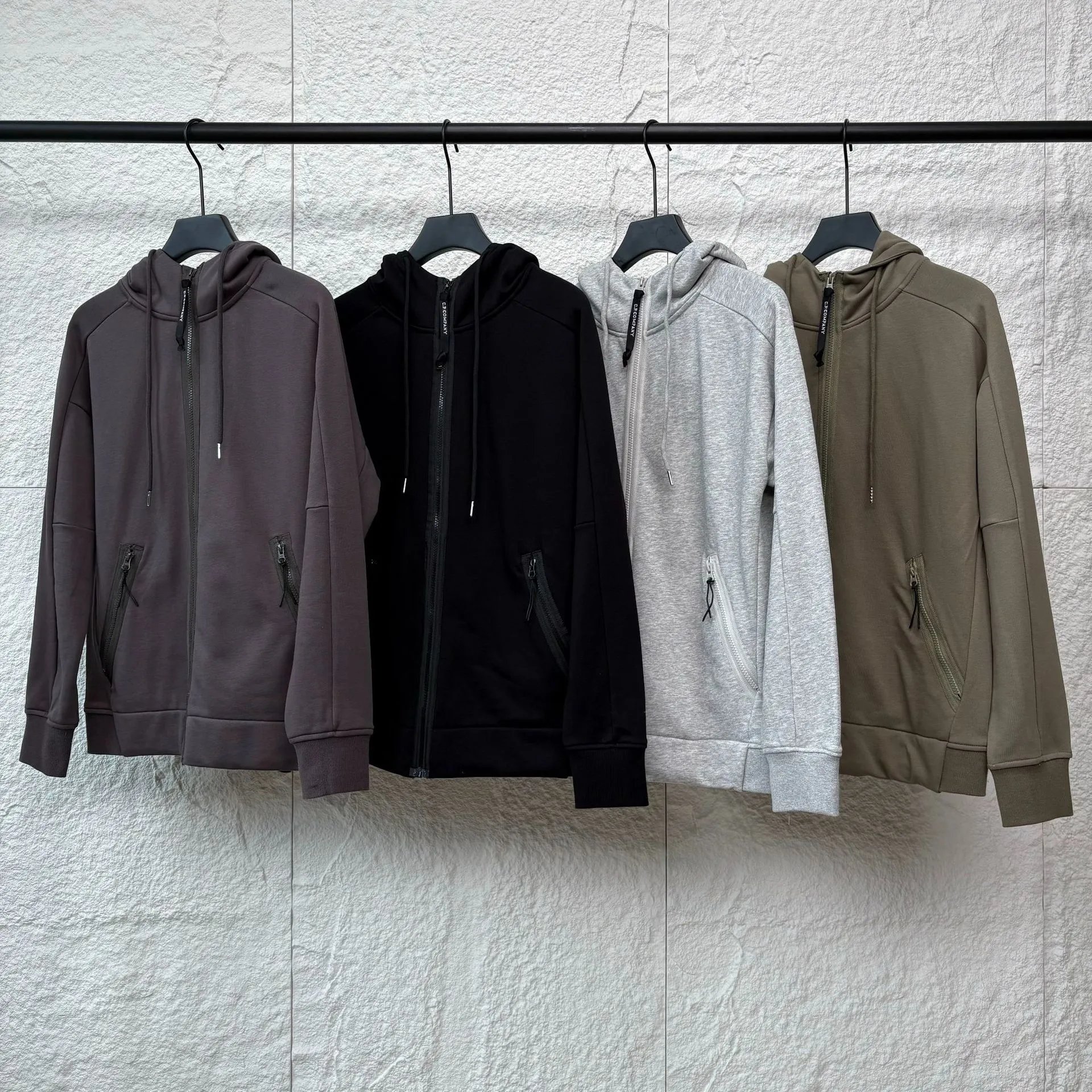 Solid Open Cardigan Hoodie