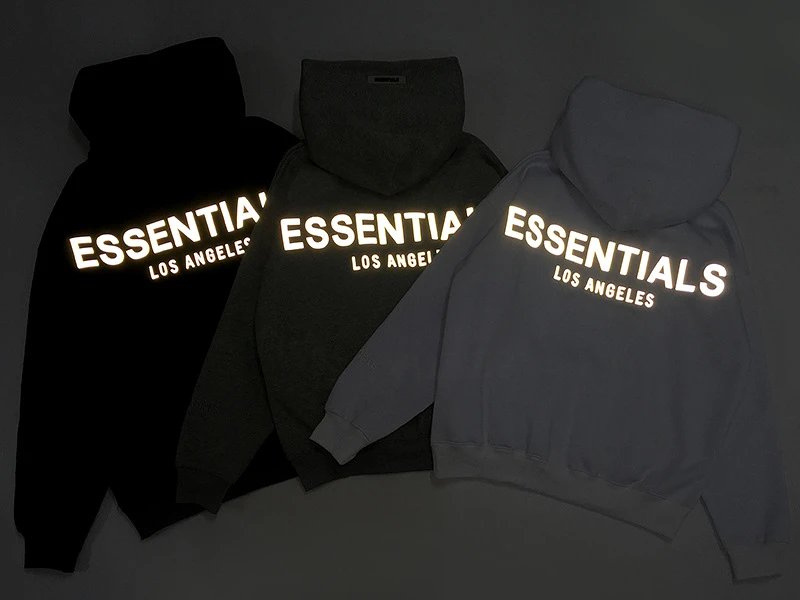 Reflective Letter Hoodie Couple photo 5