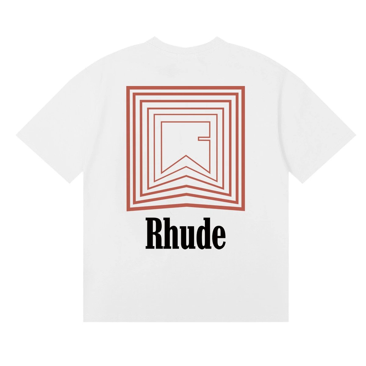 Sunset Frame Badge Letter T-Shirt photo 2