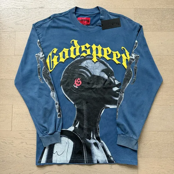 Design Hollywood x Peribas Unum Long Sleeve Graphic Tee Black - 14