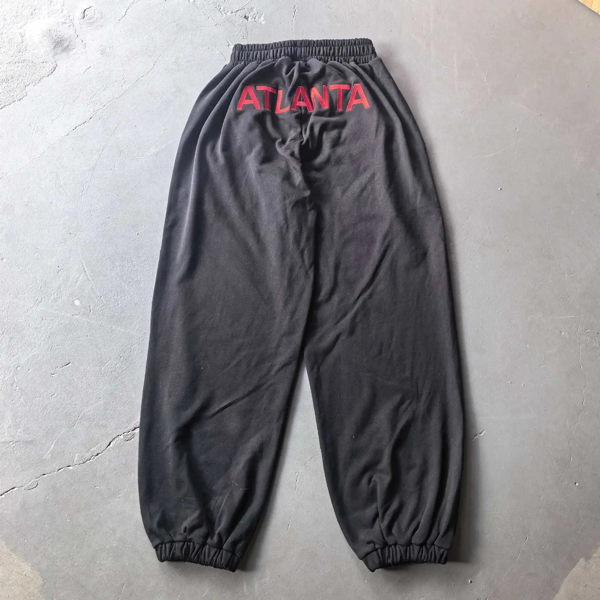 Embroidered Wide-Leg Sweatpants photo 6