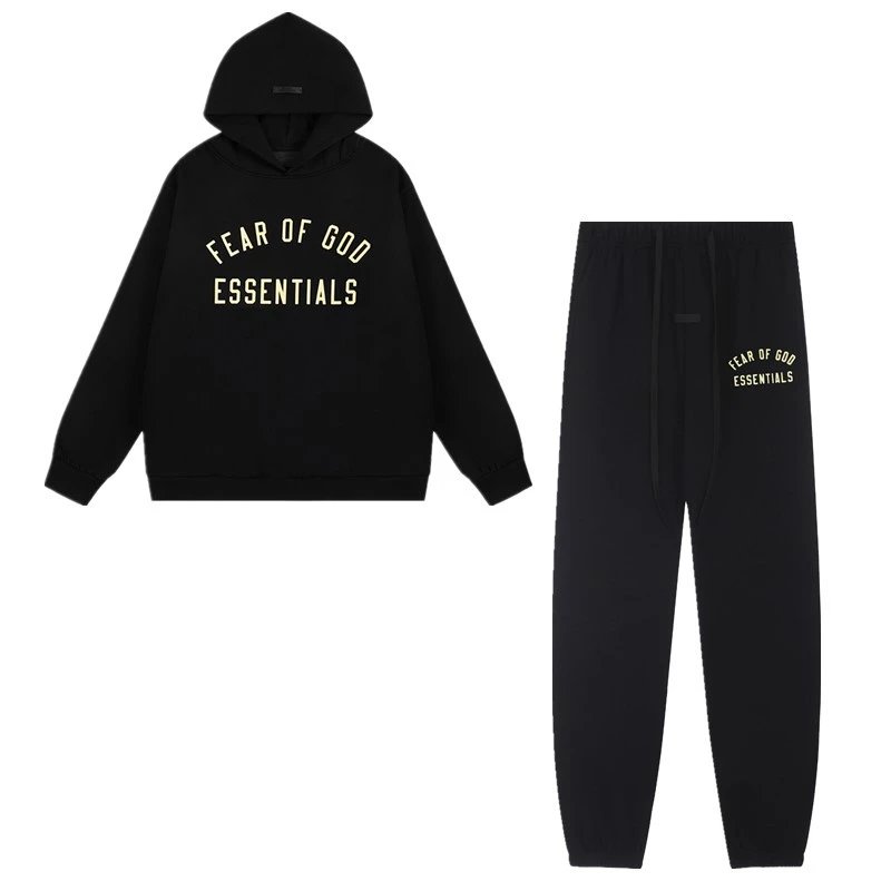 Letter Print Oversized Hoodie Set photo 2